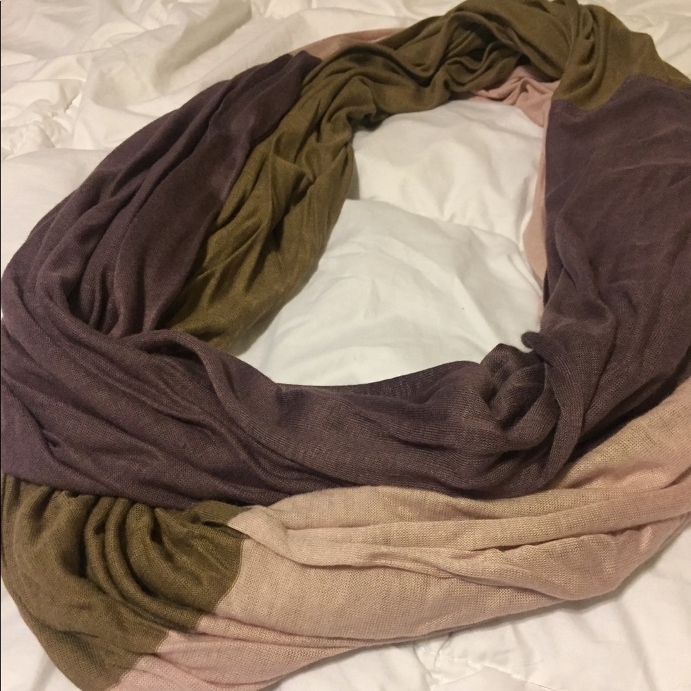 LOFT Tri-Color Infinity Scarf - Picture 2 of 4